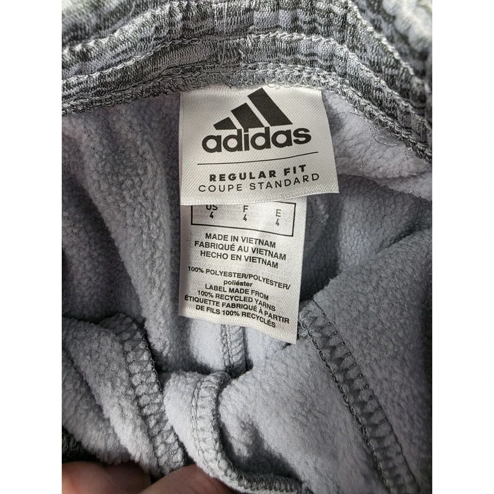 NWT Boys Adidas‎ Jogger Fleece Sweatpants w/Pockets Size 4 Heather Gray Kids